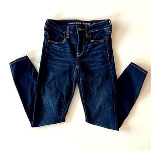 American Eagle Ne(x)t Level Stretch Jeans/Jegging in Size 2 Short/2P